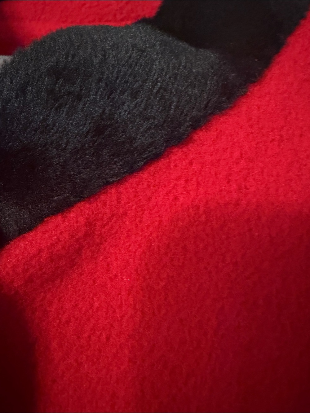 ANDREA II Red Coat with Black Trim & Gold Buttons Vintage 1960’s Size 16W - Picture 9 of 10